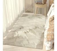 Tapis de salon, tapis de couloir imitation cachemire, lavable, antidérapant, ne perd pas ses poils, doux, pour table de chevet, salon, chambre à coucher, cuisine, couloir