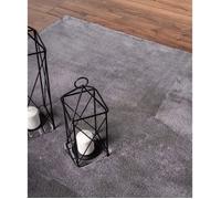 Tapis de Salon - The Carpet Loft - Anthracite - 240x340 cm - Poil Ras - Antidérapant