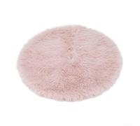 Tapis de sapin de Noël, jupe de sapin de Noël, housse de base ronde à placer autour du sapin de Noël pour décoration de vacances (rose, 55,1 cm)