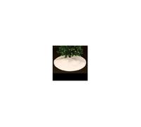 Tapis de sapin neige - AC-DÉCO - D100 cm - Polyester - Ambiance givrée - Décor enneigé