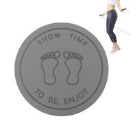 Tapis de saut en corde à sauter - Tapis de saut de fitness silencieux avec absorption des chocs - 23,6 pouces - Pour salle de gym intérieure, Pilates, yoga, entraînement, étirement et cardio