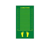 Tapis de saut en longueur debout caoutchouc TPE