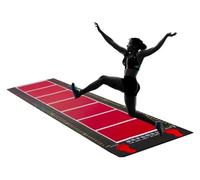Tapis de saut en longueur et en largeur antidérapant for salle de sport, école, maison, entraînement.