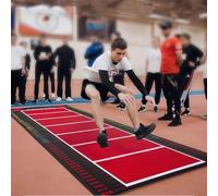 Tapis De Saut En Longueur Extra Long Pour L'AthléTisme, Tapis De Mesure AntidéRapant Pour L'EntraîNement Et Les Tests, Test De Saut En Longueur Pour Adultes Et Enfants,80cm x 250cm (2.6 x 8.2ft)
