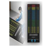 Tapis de saut en longueur, natte d'étirement Yoga antidérapante double face. Équipement d'entraînement physique multifonctionnel pour sport scolaire ou fitness à domicile(200x50 cm/6.6x1.6 ft)