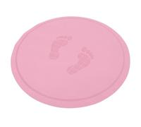 Tapis de Saut Intérieur Rond en Tpe Rose, Amortissant