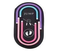 Tapis de Saut Rond 1cm Épais pour Corde, Maison | Polyester et Silicone, Surface et Base Antidérapantes, Protège Parquet et Pieds D'équipement