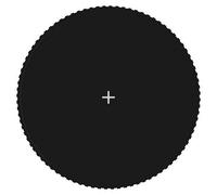 vidaXL Tapis de saut pour trampoline rond – tissu noir 4,57 m – Remplacement