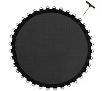Tapis de Saut Trampoline Ø 305 244cm, Toile Trampoline Tapis de Saut de Remplacement pour Jardin Trampoline, Cousus 8 Fois Résistants Aux UV 15.5 cm Ressorts, Résistant Aux UV,10FT 305 cm 64 Rings