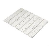 Tapis de séchage à vaisselle en diatomée pour comptoir de cuisine, super absorbant et pliable, protège les surfaces de l'humidité et crée une zone propre et sèche pour la vaisselle (beige)