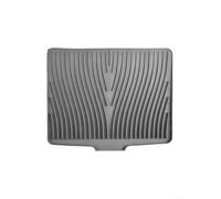 Tapis de séchage à vaisselle en silicone avec évacuation en pente ouverte, grand égouttoir à eau pour évier de cuisine, tapis filtrant antidérapant résistant à la chaleur, noir, gris, beige, vert