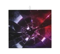 Tapis de séchage à vaisselle imprimé étoilé, grand tapis de séchage de cuisine absorbant en pierre pour comptoir