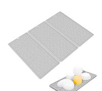 Tapis de séchage à vaisselle, tapis en silicone antidérapant | Tapis de cuisine à trois volets pour sécher la vaisselle - Pour tiroir, comptoir, salle de bain, réfrigérateur, évier, bar, bouteilles