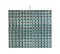 Tapis de séchage absorbant l'eau motif ananas by the sea pour comptoir usage quotidien