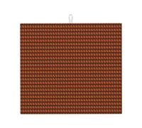 Tapis de séchage absorbant l'eau pour comptoir - Motif horloge - Bronze
