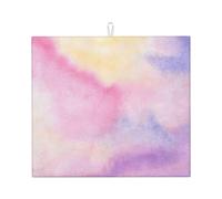 Tapis de séchage absorbant pour comptoir de cuisine Motif arc-en-ciel