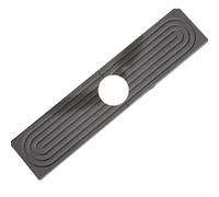 Tapis de séchage avec découpe pour robinet - Organiseur de salle de bain | Composition en pierre, fond antidérapant, résistant, s'adapte aux éviers standard, essentiel de cuisine