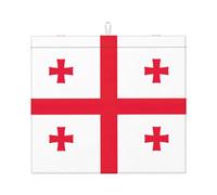 Tapis de séchage de cuisine imprimé drapeau de la Géorgie, tapis de séchage absorbant, antidérapant, tapis pliable pour comptoir de cuisine, maison, bureau