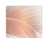 Tapis de séchage de Vaisselle, Feuille de Palmier cuivre Rose Exquis Absorbant Vaisselle égouttoir Tapis évier Tapis 41X46 CM