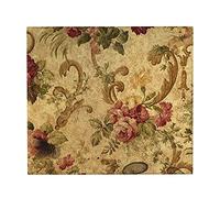 Tapis de séchage de Vaisselle, imprimé Rose Antique sur Tapis d'égouttoir à Vaisselle Absorbant Rond Tapis d'évier 41X46 CM