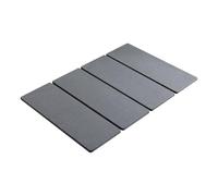 Tapis de séchage en diatomite souple et antidérapant avec base en PVC ramolli pour plan de travail pénétrable dans l'eau