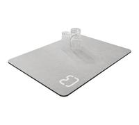 Tapis de séchage en pierre pour cuisine 12x16 pouces, tapis de séchage vaisselle en diatomite à absorption rapide, antidérapant, écologique et résistant à la saleté pour la maison et la salle ma