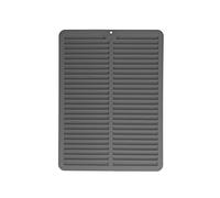 Tapis de séchage en silicone à séchage rapide, multi-usages pour comptoir de cuisine, ustensiles de vaisselle, résistant à la chaleur, matériau en silicone souple antidérapant,