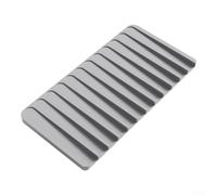 Tapis de séchage en silicone avec rainures auto-drainantes et envers antidérapant pour protéger les comptoirs de cuisine contre les dommages causés par l'eau et sécuriser les articles humides en place