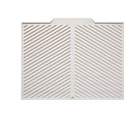 Tapis de séchage en silicone avec rebord d'écoulement intégré - Tapis de séchage hygiénique - Plateau robuste compact facile à nettoyer protège les surfaces et empêche l'accumulation d'eau