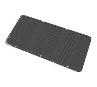 Tapis de séchage en silicone pour bol de saladier | Tapis de drainage antidérapant | 22 x 11 pouces Protection résistante à la chaleur pour pâtisserie, préparation des aliments, boissons de bar, dîner