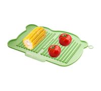 Tapis de séchage en silicone pour comptoir de cuisine - Dessous de plat en silicone pour casseroles chaudes | Protection de comptoir réutilisable pour ustensiles, bols, légumes, fruits, assiettes