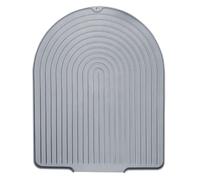 Tapis de séchage en silicone pour table de cuisine | pour évier et plan de cuisine, résistant à la chaleur pour lave-vaisselle avec capacité