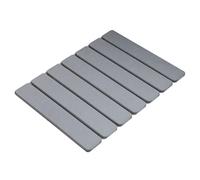 Tapis de séchage extra large en silicone pour vaisselle, super absorbant, pliable, protecteur d'évier robuste, étanche, station de séchage à vaisselle multifonction