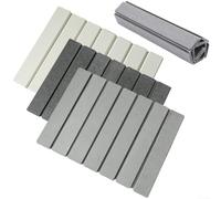 Tapis de séchage pliable en diatomée pour comptoir de cuisine absorbant rapidement l'humidité et économisant de l'espace lorsqu'il n'est pas utilisé (gris foncé)