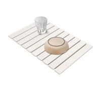 Tapis de séchage pour comptoir de cuisine | Tapis de drainage de cuisine pour sécher la vaisselle | Sous-couche de drainage de la Terre à diatomées Pliable Absorbant