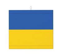Tapis de séchage pour cuisine AKGFFDS Drapeau de l'Ukraine Impression Ultra absorbant, réversible et élégant Tapis de comptoir de cuisine