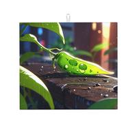 Tapis de séchage pour cuisine Wzywhj Magic Peas en éponge absorbant l'eau 45,7 x 40,6 cm