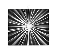 Tapis de séchage pour cuisine YTUOPWE A Beam of Light Picture Ultra absorbant, réversible et élégant Tapis de comptoir de cuisine
