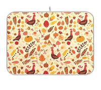 Tapis de séchage pour vaisselle Automne récolte lave-vaisselle 16 x 18 égouttoir de comptoir de cuisine