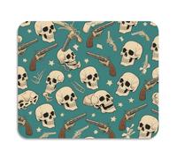 Tapis de séchage pour vaisselle rétro occidental, motif tête de mort de cowboy, dos en caoutchouc, absorbant, tapis de sol de diatomées, accessoires de comptoir 60 x 50 cm