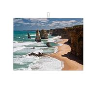 Tapis de séchage pour vaisselle The Twelve Apostles Rock, tapis de cuisine, tapis de séchage, tapis de séchage doux, petit format 40,6 x 45,7 cm