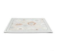 Tapis de séchage pratique en polyuréthane absorbant pour ustensiles de cuisine, offre un drainage rapide et une facilité de nettoyage (marron)