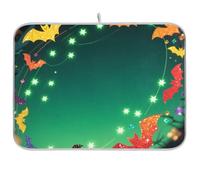 Tapis de séchage réutilisable en forme de chapeau de sorcière de rêve pour Halloween, 45,7 x 61 cm, grand tapis de protection pour plan de travail, décoration d'intérieur