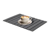 Tapis de séchage, tapis pliant en sol, diatomées pour sécher la vaisselle, terre diatomée pliable, absorbant antidérapant, portable pour cuisine professionnelle
