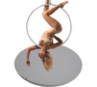Tapis de sécurité pliable pour pole dance et yoga, coussin en mousse EPE avec housse antidérapante en cuir PU pour l'exercice et la protection contre les chocs