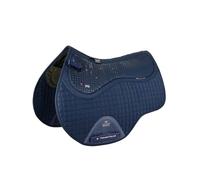 Tapis de selle antidérapant Premier Equine Close Contact Tech Grip Pro Bleu Full