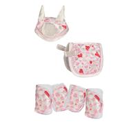 HKM Cuddle Pony Set Design Blanc Cassé/Pink Taille Unique