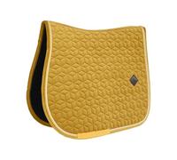 Tapis de selle COB - Moutarde - Velours - Saut d'obstacles