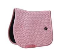 Tapis de selle COB - Vieux rose - Velours - Saut d'obstacles