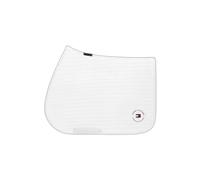 Tapis de selle de saut pour cheval Tommy Hilfiger Equestrian Upstate Blanc Full